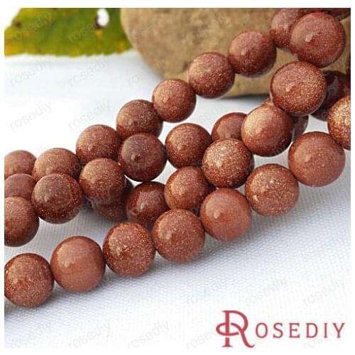 Wholesale Diameter 6mm Round Natural Sands stone Beads Diy Jewelry Findings Accessories a String Roughly 60 pieces(JM6742)