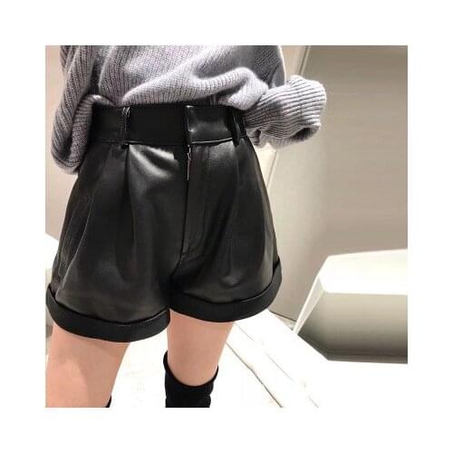 Top brand Fashion 2020 New Genuine Sheep Leather Shorts G11 high quality