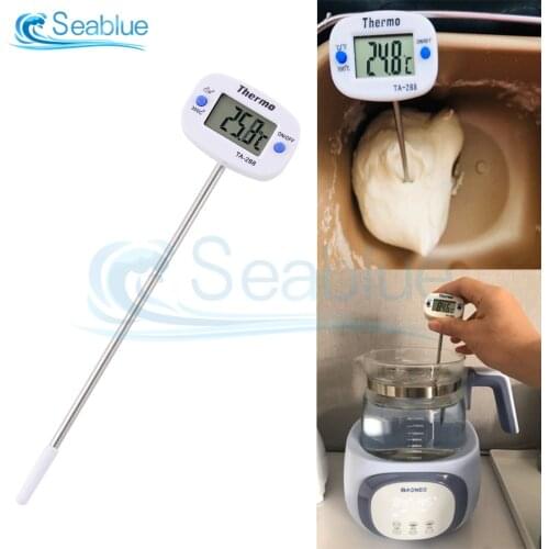 Rotatable Digital Food Cooking Thermometer TA288 food food stainless steel probe thermometer For BBQ Chocolate Oven Milk Water