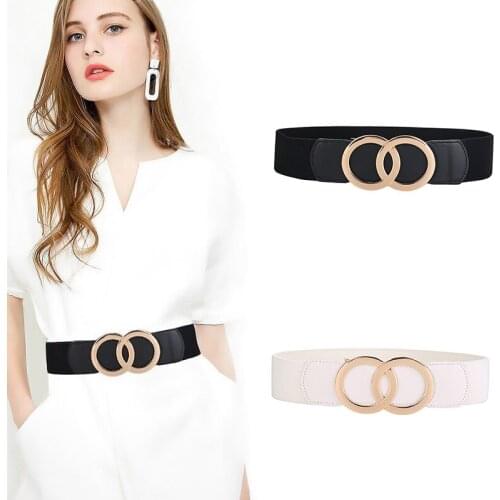 Luxury belt with metal buckle, black, wide leather, ladies belt, white, brown ladies dress, corset, belt