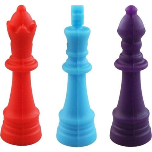 Chess Baby Teether Silicone Oral Motor Necklace Kids Chewy Fun Toys Nursing Pendant