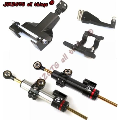 Motorcycle cnc Universal Stabilizer Damper Complete Steering Mounting Bracket For YAMAHA FZ07/MT07 2014-2016