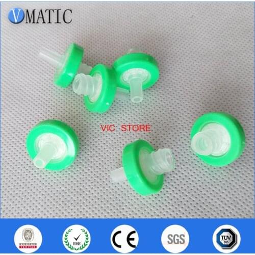 High Quality 100Pcs 13mm 0.22um Plastic Syringe-Driven Filter Syringe Filter Organic Solution Filtration Membrane
