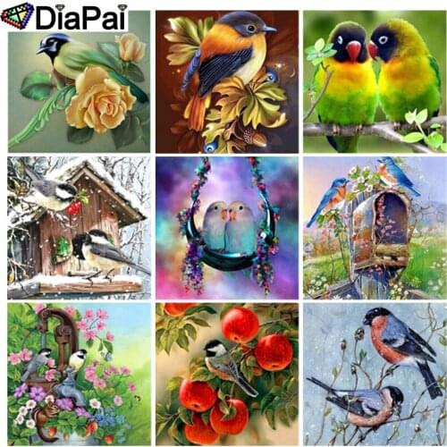 DIAPAI 5D DIY Diamond Painting Full Square/Round Drill "Animal bird landscape" 3D Embroidery Cross Stitch 5D Decor Gift