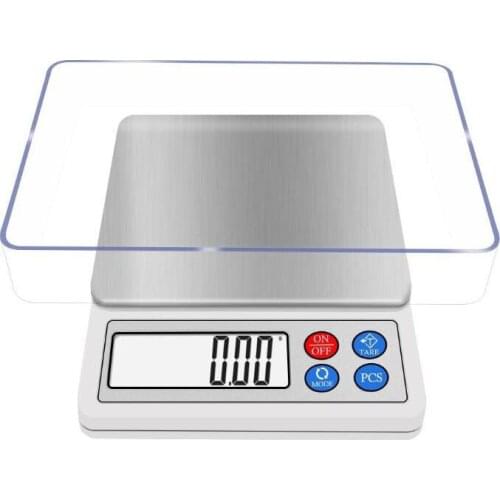 Digital Kitchen Scale 2kg Multi-Function Food Scale Cooking Household Weighing Electronic Scale Portable Electronic Pocket Scale