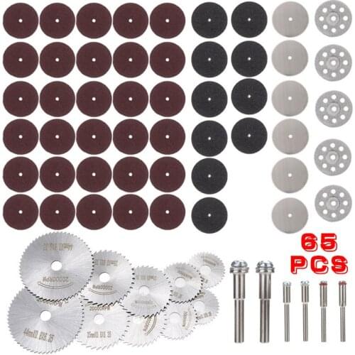 Circular Saw Blade Diamond Cutting Discs Wheel Saw Blades Drill Bit Rotary Tool For Metal Cutter Wood Cutting Discs Drills Set