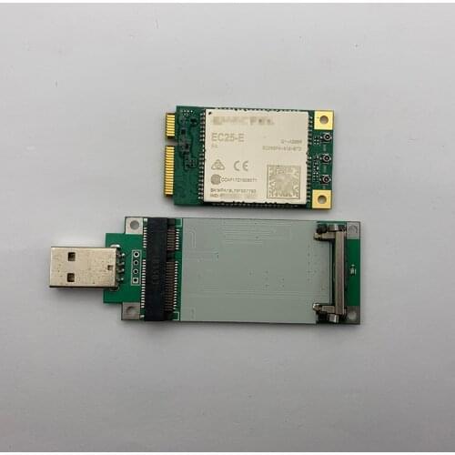 EC25-E LTE module EC25 EC25EFA-512-STD IoT M2M optimized 4G module with mini pice to USB adapter 150Mbps downlink data rates