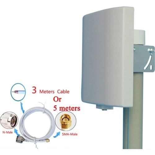 UHF antenna 433MHz directional antenna 423~443MHz Wall Mount Patch Panel Flat Antenna high gain free shipping