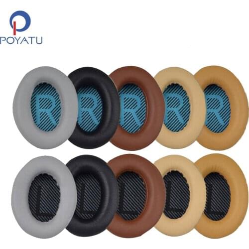 POYATU Ear Pads Headphone Earpads For Bose Quietcomfort 2 QC35 QC15 QC2 QC25 AE2 AE2I Ear Pads Headphone Earpads Repair Parts
