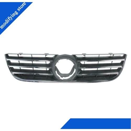 6Q0853651F for V-w Polo 9N2 9N3 2005-2009 Front Bumper Grille Top Centre With Chrome UK Seller