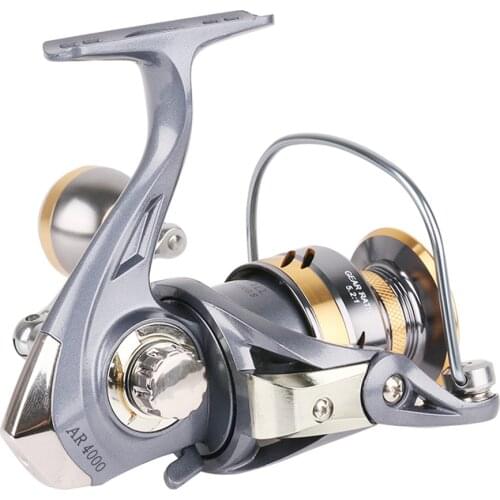 Fishing Reel Metal Spool Spinning Reel 5.2:1 Max Drag Stainless Steel Handle Line Spool Saltwater Fishing Saltwater for Fishing