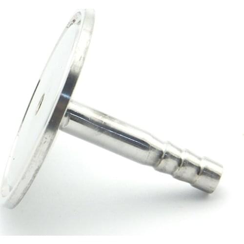 19mm Hose Barb x 40mm Ferrule OD 304 Stainless Steel Hex Sanitary Connector Pipe Fitting For Homebrew Fit 1" Tri Clamp