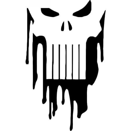 Funny Blood and Skull Stickers High Quality Car Window Decoration Personality PVC Waterproof Decals Cover Scratches Waterproof