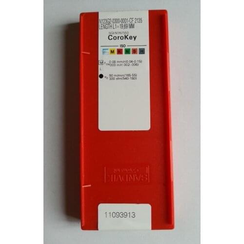 10PCS CARBIDE INSERT N123G2-0300-0001-CF2135