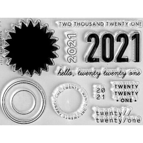 2021 Transparent Clear Silicone Stamp Seal for DIY scrapbooking photo album Decorative clear stamps C643