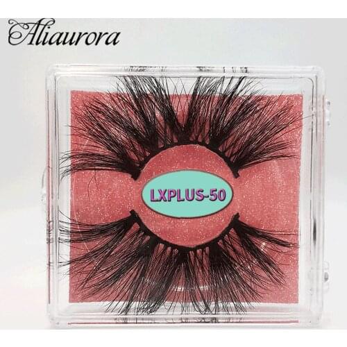 25mm Mink Eyelashes Wholesale False Eyelashes 3D Mink Lashes Custom Packaging Label Makeup Dramatic Long Mink Eyelash Extension