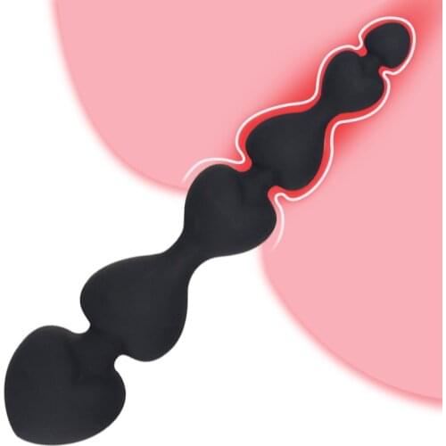 Anal Beads No vibrator Anal Plug Prostate Massager Sex Toys for Men Woman Gay G-Spot Dildo Butt Plug Anal sex toys for Couples