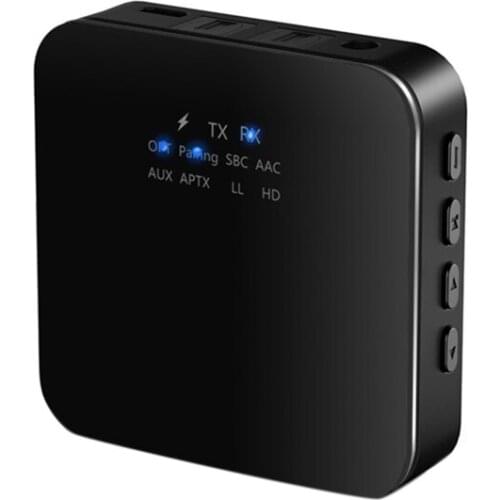 Bluetooth 5.0 o Transmitter Receiver Wireless Music Adapter Bt APTX LL HD RCA/SPDIF/3.5mm Aux Jack