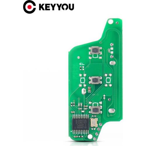 KEYYOU 2/3B FSK/ASK Remote Key Circuit Electronic For Peugeot 207 307 407 408 308 For Citroen Ce0523/Ce0536 With ID46 PCF7961