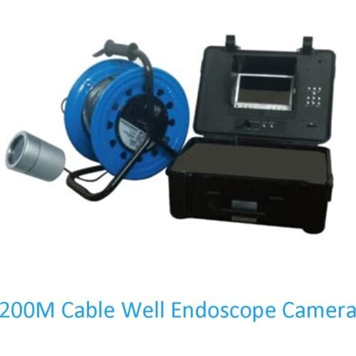 Deep water Well pipeline Endoscope camera waterproof Fishing Camera LED light night vision Dvr recorder surveillance