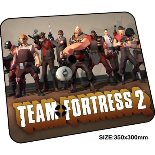 Team fortress 2 mousepad gamer 350x300x3mm gaming mouse pad cute notebook pc accessories laptop padmouse hot sales ergonomic mat