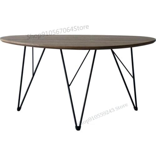 Ins Net Red Vibrato Modern Nordic Coffee Table Simple Living Room Small Apartment Mini Creative Side Table Round Table Combinati