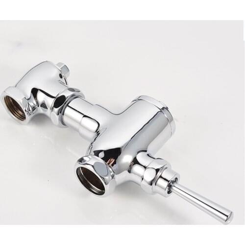 Brass Handle Adjustable OEM Sticker According To Horizontal Toilet SquattingWater Valve Switch Toilet Valve Bluetooth Flusher