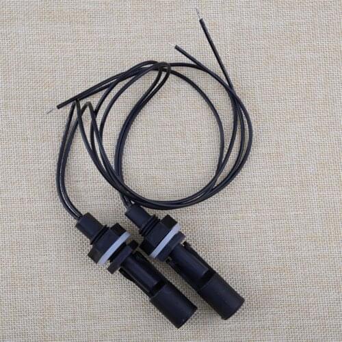 LETAOSK 2PCS Black Liquid Water Level Sensor Horizontal Float Switch Side Mount For Fish Tank Pool