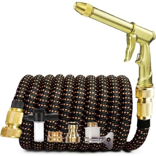 Hot Flexible Garden Water Hose Expandable Magic Watering Hose High Pressure Car Wash spray gun Hoses Pipe Garden irrigation tool