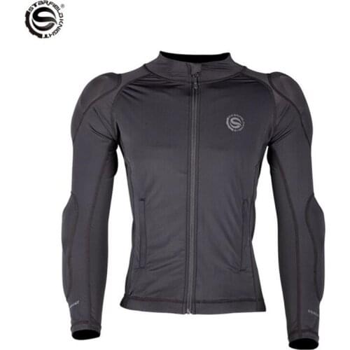 Motocross Motorcycle Riding Armor Suit Anti-fall Armor Vest Reflective Absorbing Sweat Motorcycle Jacket With Protection Armor