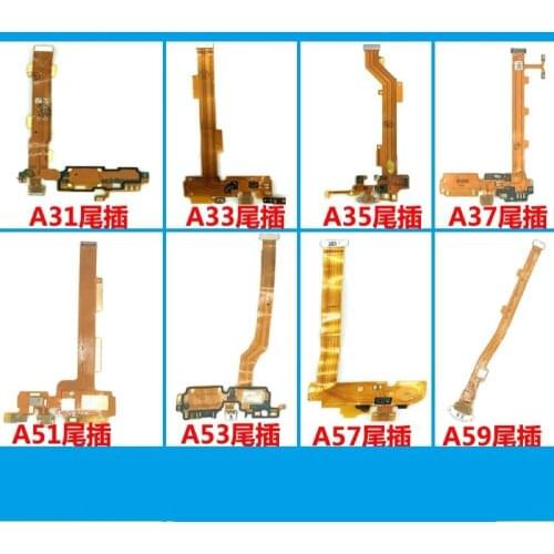 OPPO A31 A33 A35 A37M A59TM A57 A53 USB Charging Socket Flex Cable Platelet Original New PCB Board Smartphone Headphone Jack