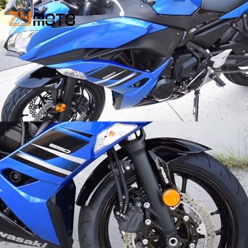 Motorcycle Front Fender Mud Guard For KAWASAKI Ninja 650 ER 6F 2017 2018 2019 Ninja650 ER-6F ER 6F 17 18 19 Accessories Part