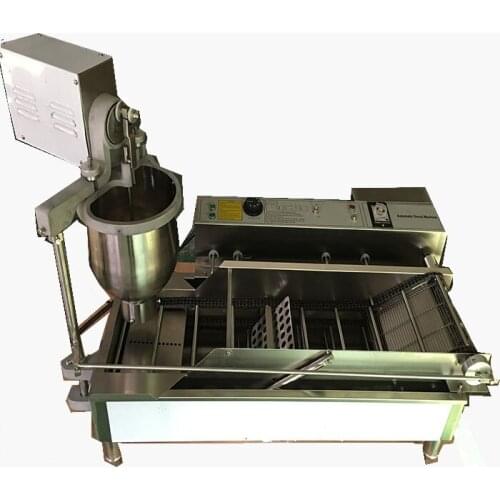 Full Automatic 3-10cm Donut Fry Machine Ball Shape Donut Machine Cake Donut Fryer For Sale