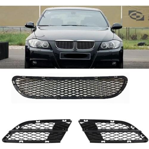 Car Front Lower Bumper Grille Pre-facelift For BMW 3-Series E90 2009 2010 2011