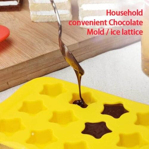 Chocolate Silicone 12 Cups Mold Multi-shape Flexible Ice Making Mold Box Whiskey Cake Decorating Ice Tray Baking Mold Dropship