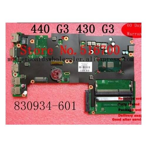 Changing motherboard For HP 440 G3 430 G3 830934-601 Working Tested Motherboard DA0X61MB6G0 830934-001 REV:G