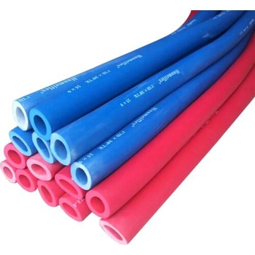 1.8M RED Blue Length Internal diameter 16/19mm* 9mm Thickness Thermal Insulation PPR Pipe Sponge Foam Rubber Tube