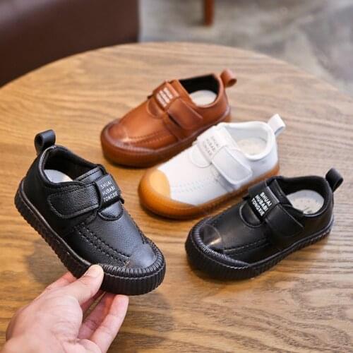 Boys Girls Leather Shoes for Kids Wedding Show School Dress Flats Shoes Light Classic Children Performance Loafer Moccasins