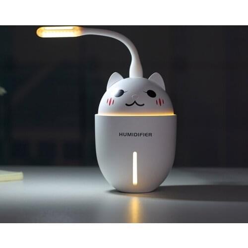 3 in 1 Aroma Essential Oil Diffuser Ultrasonic Y1 Cute Pet Humidifier Purifier LED Night Light USB Fan Car Air Freshener For Of