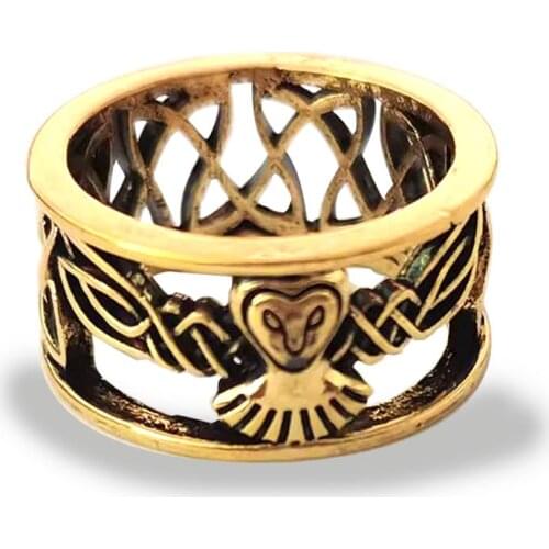 Punkboy Unique Vintage Hollow Design Rings for Men Simple Animal Fashion Jewelry Mens Rings Accessories