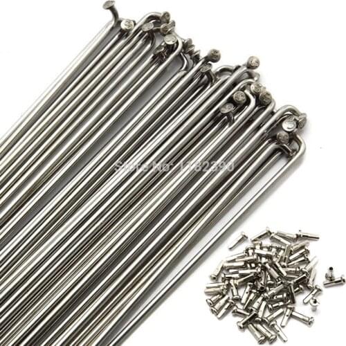 Bike spokes bicycle Road bicycle 14G/14K 253-263 mm length stainless steel material spokes BZN002