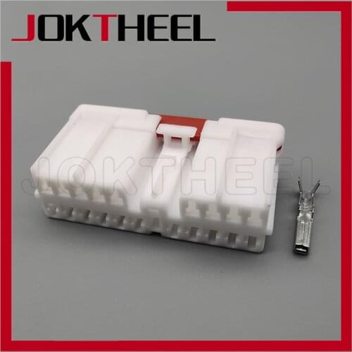 1/5/20 sets 20 pin way female unsealed cable Vehicle line plug automotive electrical wire connector with terminal DJ7201Y-2-21