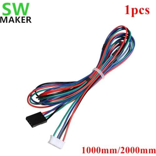 1pcs NEMA 17 stepper motor cable line 4Pin DuPont head extensive wire motor connection line cable
