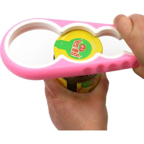 1 Pcs Fashion Screw Cap Jar Bottle Wrench 4 in 1 Creative Multifunction Gourd-shaped Can Opener Kitchen Tool