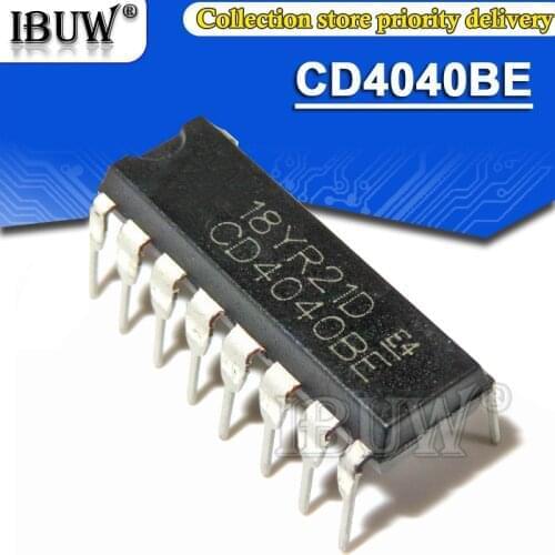 10PCS CD4040 DIP16 CD4040BE DIP-16 CD4040BD DIP