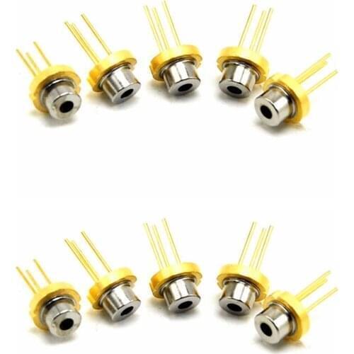 100pcs 5mw-20mw 405nm 5.6mm Purple Violet/Blue Laser Diode TO-18 LD