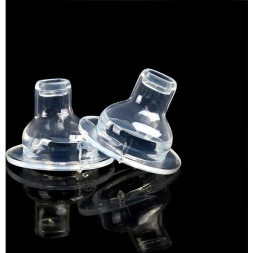 2pcs Baby Feeding Nipple Kid Silicone Wide Caliber Bottle Pacifier Nipple