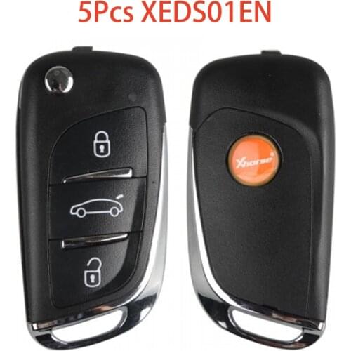 5pcs/lot Xhorse XEDS01EN VVDI Wireless Key 3 Buttons DS Style Super Remote Key Within Super Chip For Xhorse VVDI Key Tool