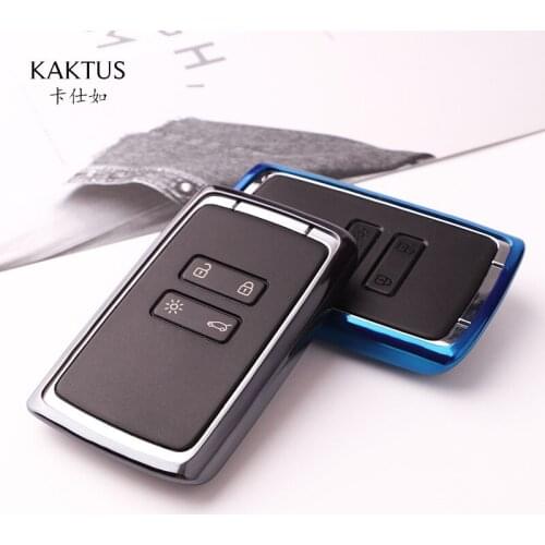 Car Key Pack Fit for Renault Car Key Case Lock Tpu Soft Rubber Protective Cover