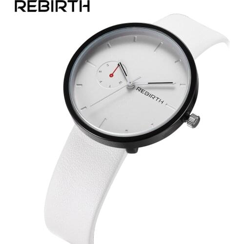 REBIRTH Fashion Man Women Luxury Lover Lady Casual Clock Male Female Stylish Business Military Wrist Quartz Sport Watch 003A